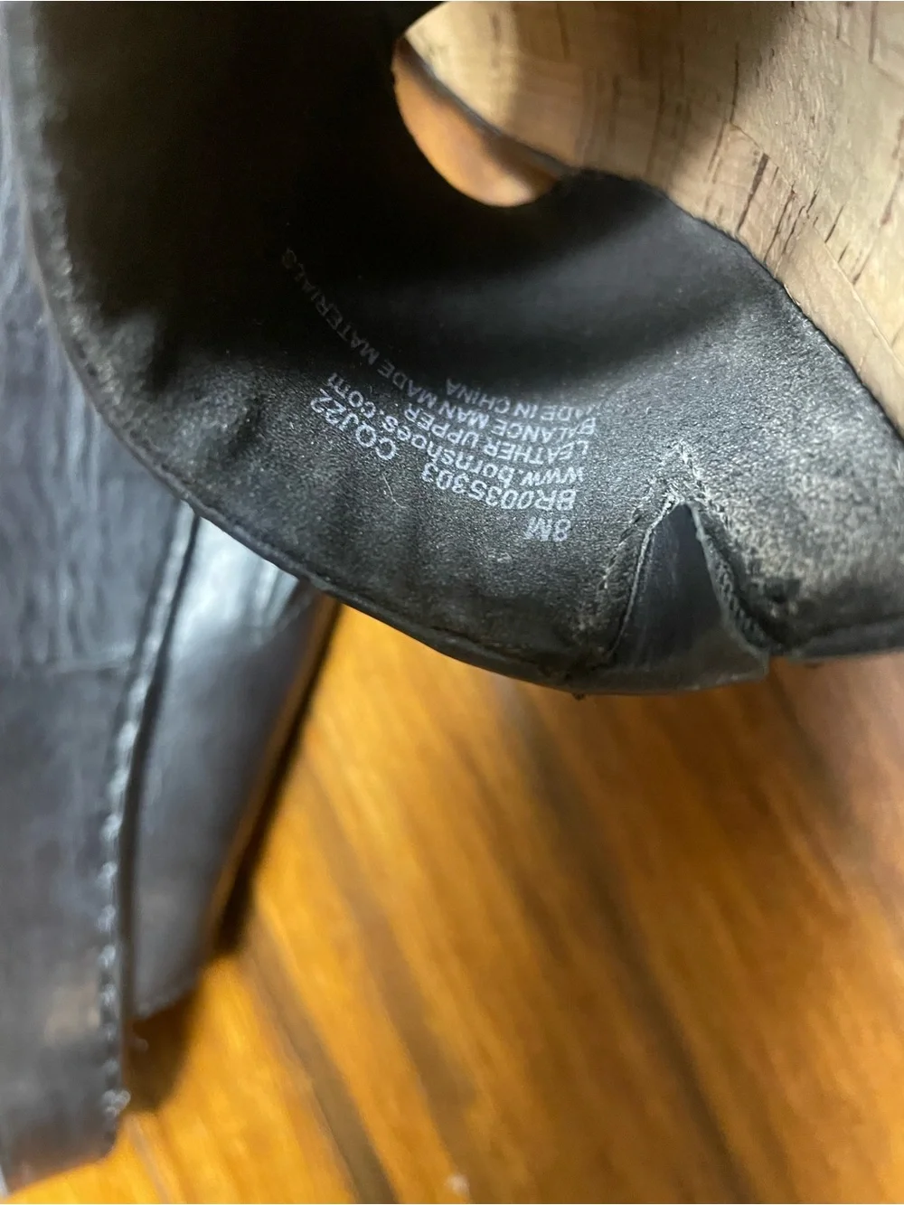 Born Black Leather Men’s Slide Sandals